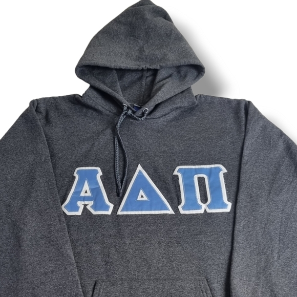 Champion USA Hoodie Grey Pullover Mens Hooded Sweatshirt Size Small. - Picture 3 of 6